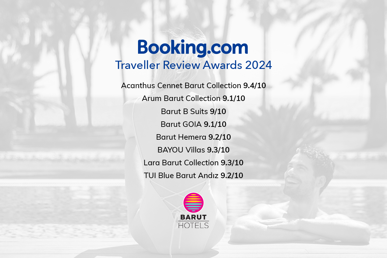 OUR HOTELS RECEIVED BOOKING.COM TRAVELER REVIEW AWARDS 2024