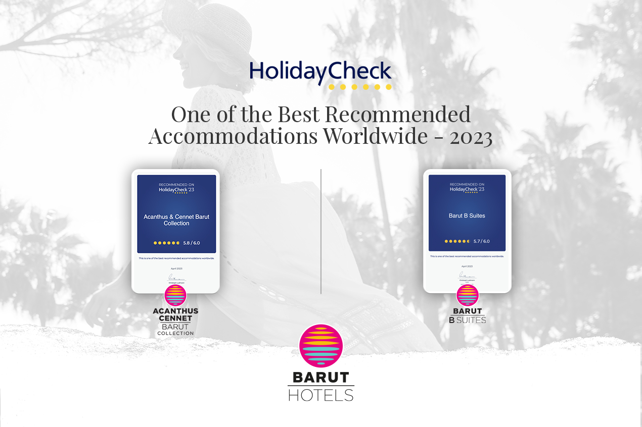 OUR HOTELS RECEIVED THE HOLIDAYCHECK AWARD FOR THE MOST RECOMMENDED HOTELS WORLDWIDE